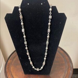 Taxco Mexico SS Necklace 24”Length Continuous Loop-No Clasp Beautiful Rare Piece